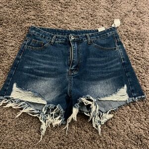 Shein denim shorts